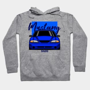 Front Blue MK4 Stang Muscle Hoodie